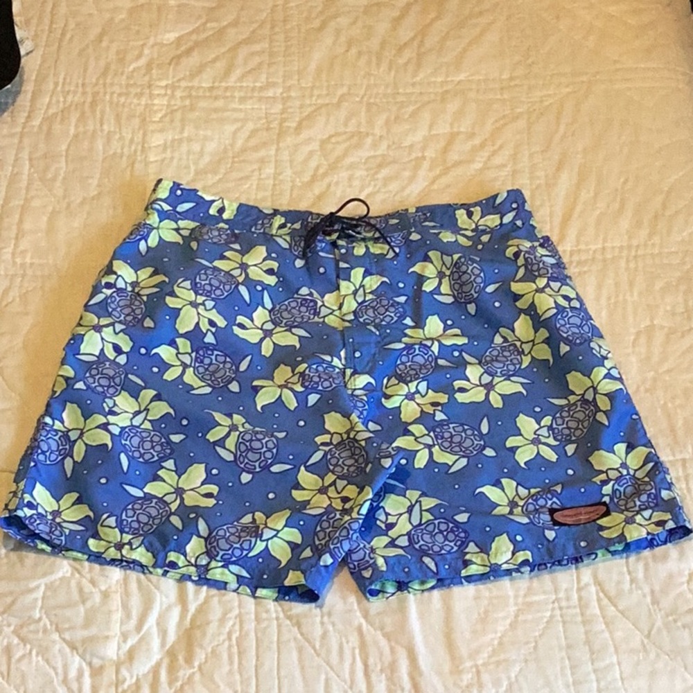 NWOT Vineyard Vines Mens Turtle Swimsuit Large Swim trunks